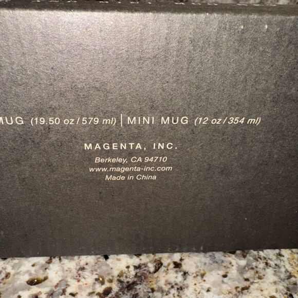 Rae Dunn Artisan COFFEE-MILK 19.5 Oz 12oz mugs 
NIB - Picture 8 of 8